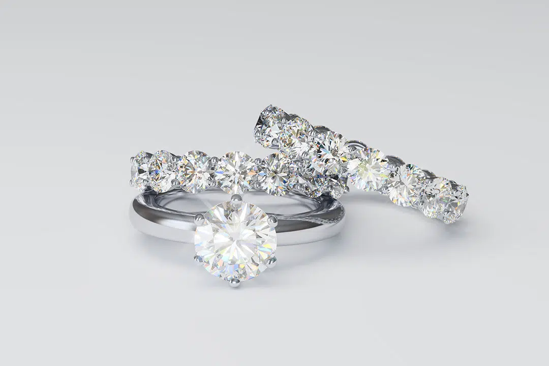 Lab grown diamond jewelry