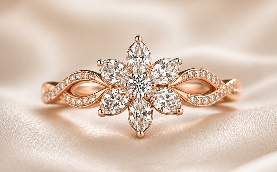 Elegant diamond jewellery