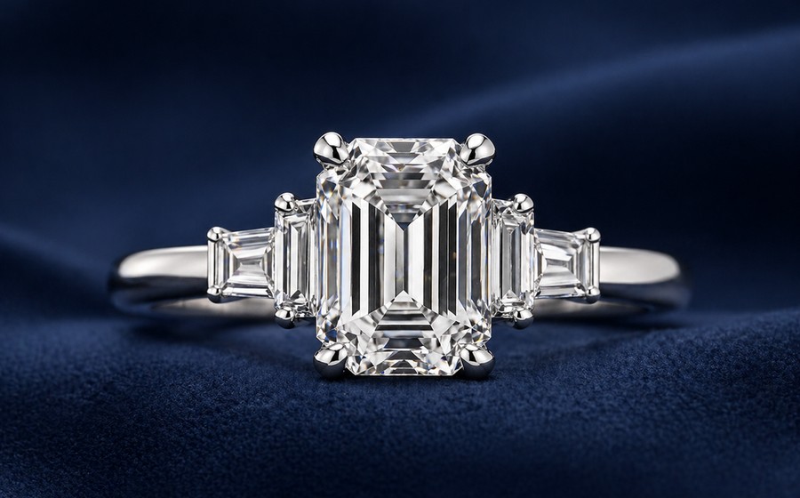 Luxury ring close up